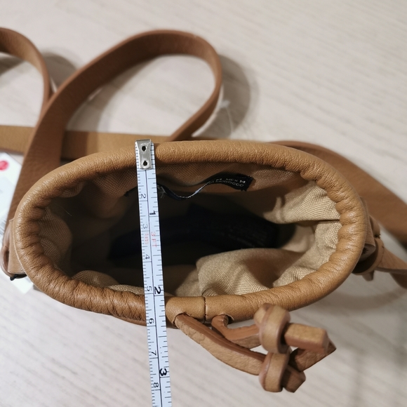 Zara Mini Leather Bucket Crossbody Bag - Picture 10 of 11